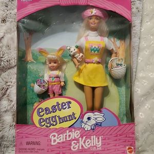 EASTER EGG HUNT SET BARBIE AND KELLY